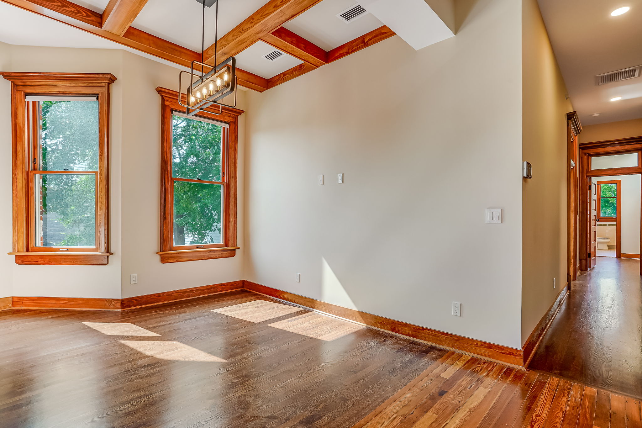 Front room looking down the hallway